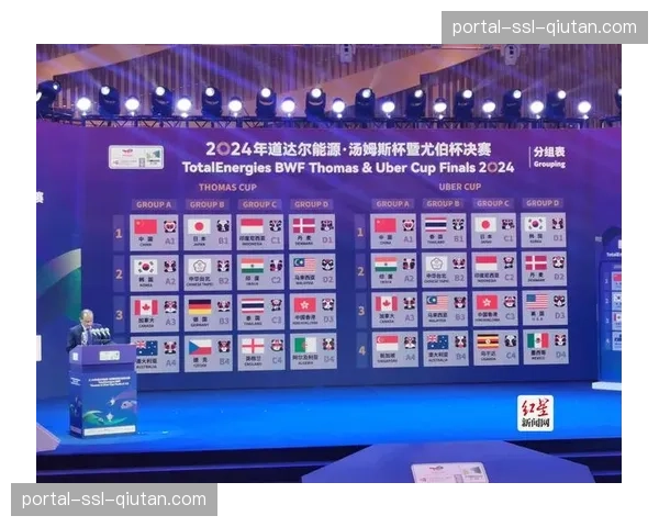 汤尤杯小组赛抽签结果出炉，中国男队与印度、英格兰同组